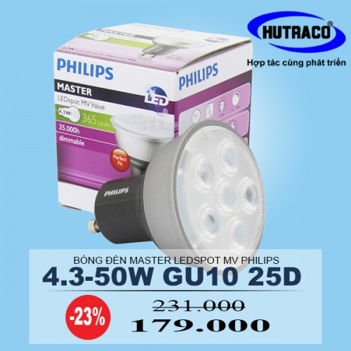 Bóng đèn MASTER LEDspot Philips 4.3-50W GU10